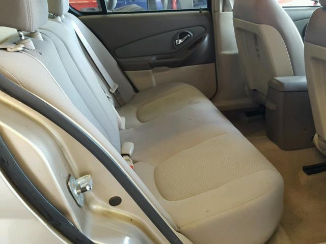 1G1ZS58F17F107338 - 2007 CHEVROLET MALIBU LS TAN photo 6