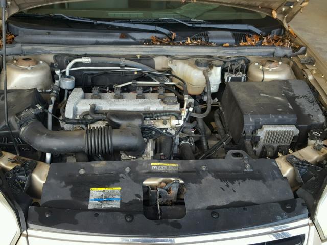 1G1ZS58F17F107338 - 2007 CHEVROLET MALIBU LS TAN photo 7