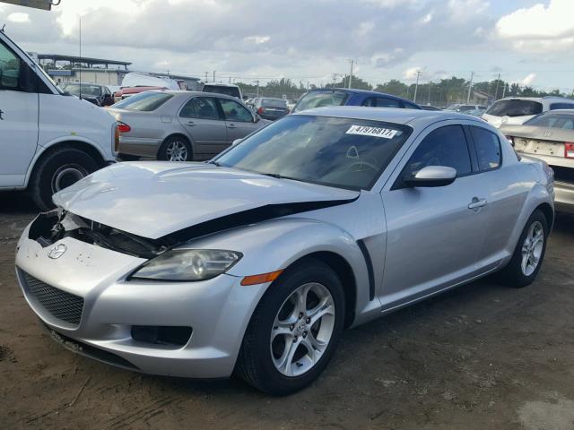 JM1FE173970209832 - 2007 MAZDA RX8 SILVER photo 2