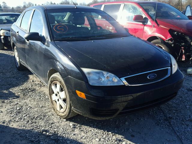 1FAFP34N07W287754 - 2007 FORD FOCUS ZX4 BLACK photo 1