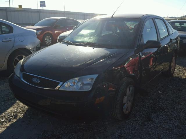 1FAFP34N07W287754 - 2007 FORD FOCUS ZX4 BLACK photo 2