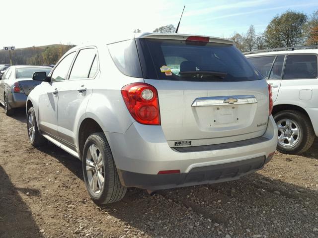 2GNALBEK6C6347417 - 2012 CHEVROLET EQUINOX LS SILVER photo 3