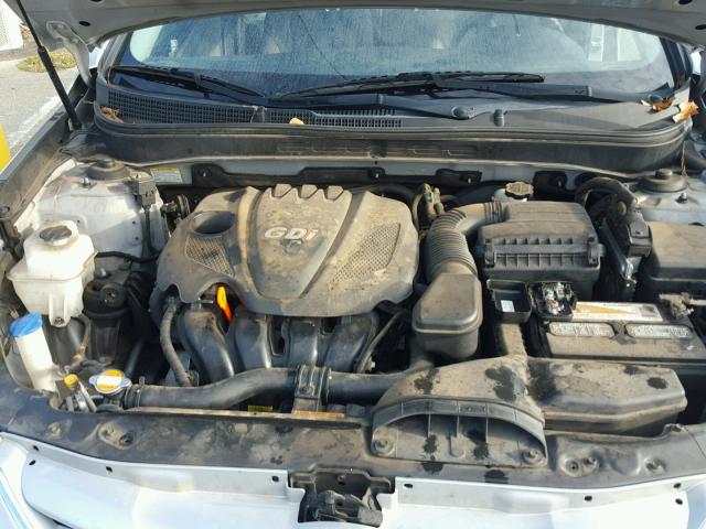 5NPEB4AC1BH222682 - 2011 HYUNDAI SONATA GLS SILVER photo 7