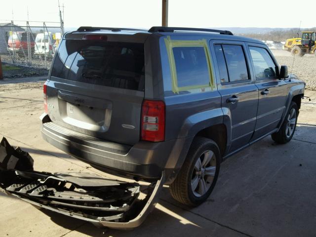 1C4NJRFB1DD274497 - 2013 JEEP PATRIOT LA GRAY photo 4