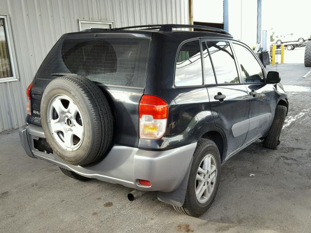 JTEGH20V726001365 - 2002 TOYOTA RAV4 BLACK photo 4