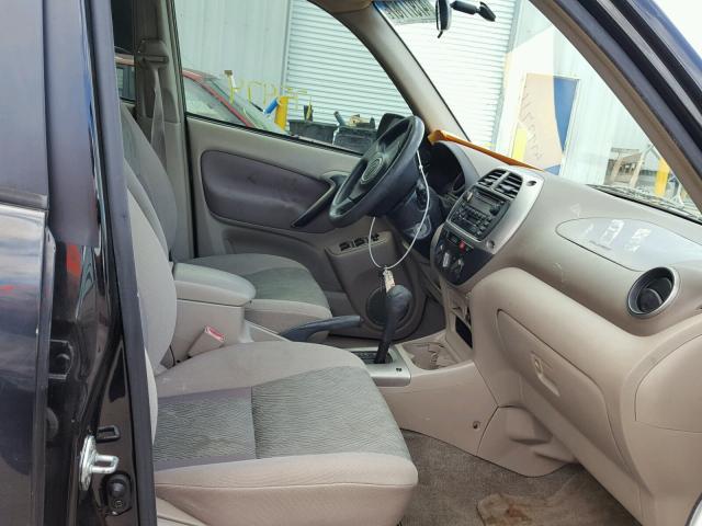 JTEGH20V726001365 - 2002 TOYOTA RAV4 BLACK photo 5