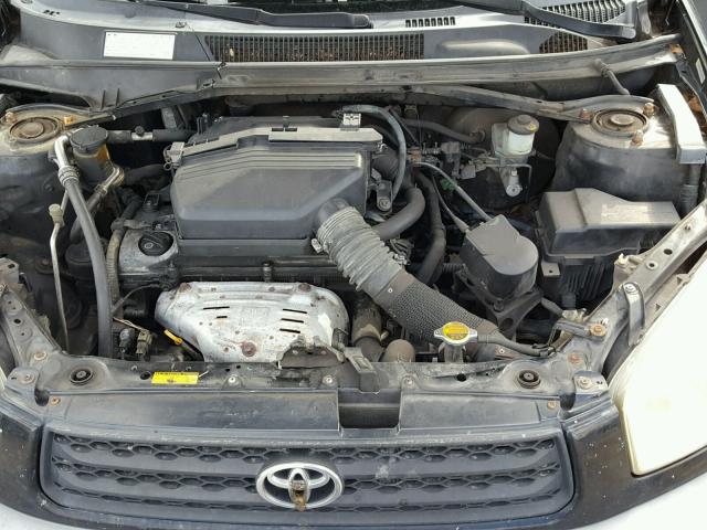 JTEGH20V726001365 - 2002 TOYOTA RAV4 BLACK photo 7