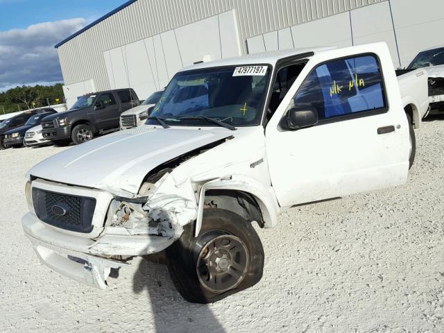 1FTYR14U84PA28668 - 2004 FORD RANGER SUP WHITE photo 2