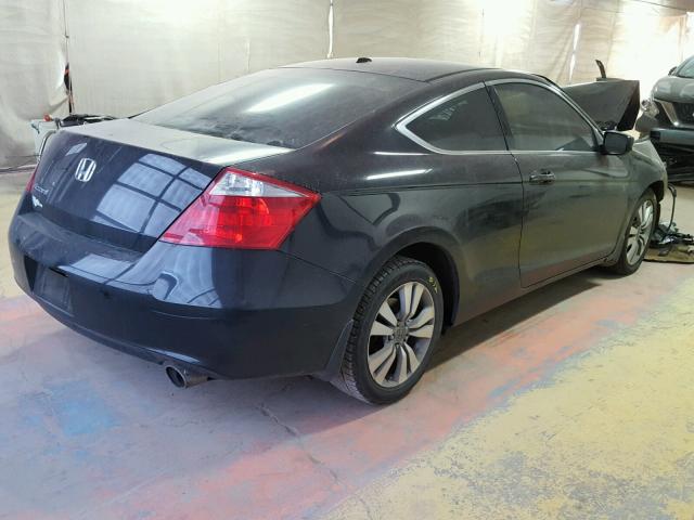 1HGCS128X9A025478 - 2009 HONDA ACCORD EXL BLACK photo 4