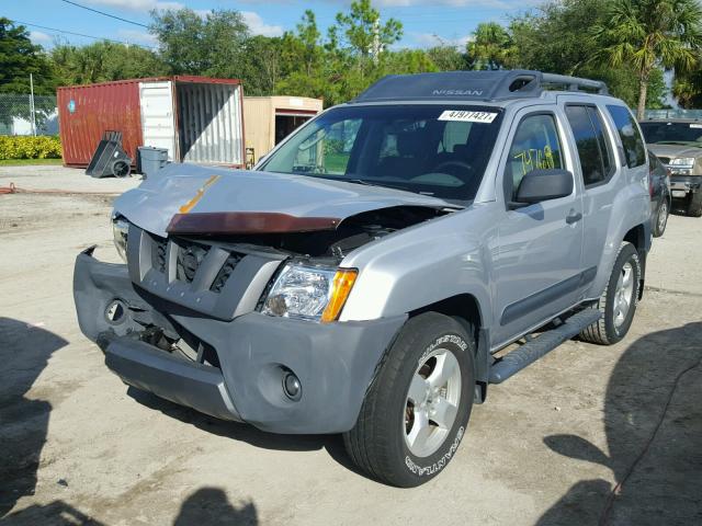 5N1AN08U58C514445 - 2008 NISSAN XTERRA OFF GRAY photo 2