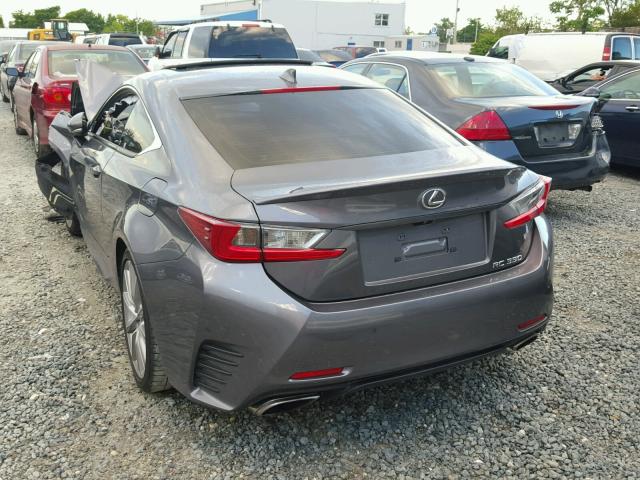 JTHHE5BC9F5000694 - 2015 LEXUS RC 350 GRAY photo 3