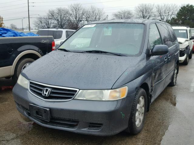 5FNRL18614B035957 - 2004 HONDA ODYSSEY EX GREEN photo 2