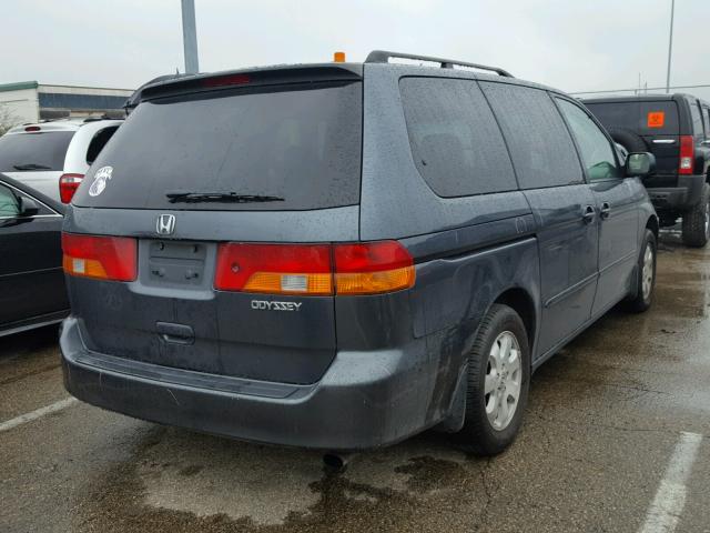 5FNRL18614B035957 - 2004 HONDA ODYSSEY EX GREEN photo 4