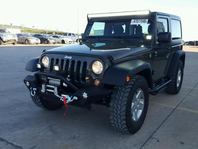 1C4AJWAG9FL635788 - 2015 JEEP WRANGLER S 绿色 照片 2