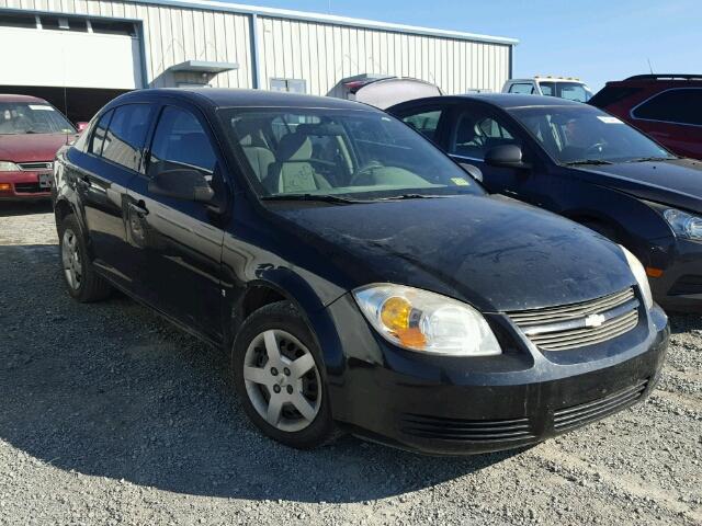 1G1AK55F177183217 - 2007 CHEVROLET COBALT LS BLACK photo 1