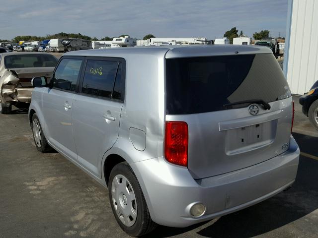 JTLKE50E881018274 - 2008 TOYOTA SCION XB Gümüş foto 3