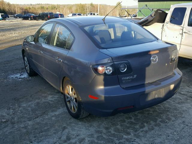 JM1BK32GX81839237 - 2008 MAZDA 3 I GRAY photo 3