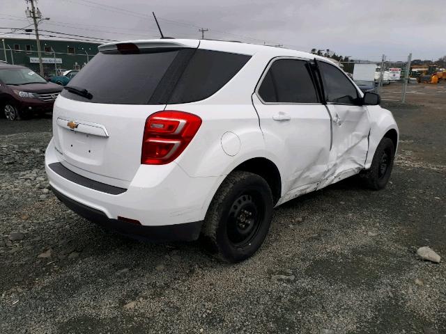 2GNFLEEKXH6295661 - 2017 CHEVROLET EQUINOX LS WHITE photo 4