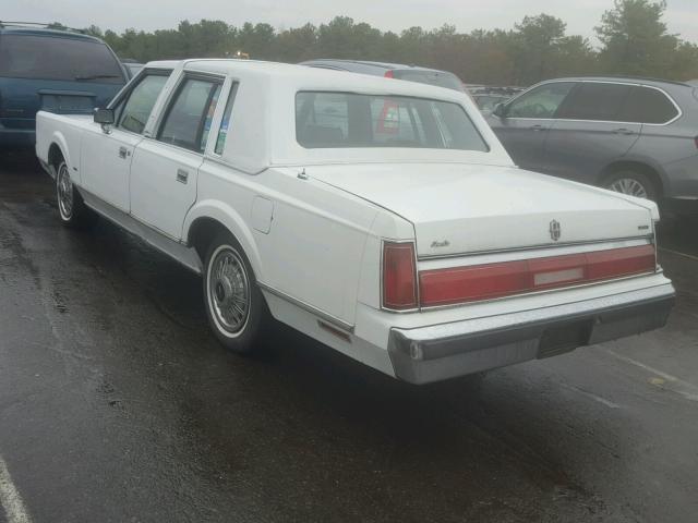 1LNBP96F7GY634577 - 1986 LINCOLN TOWN CAR WHITE photo 3