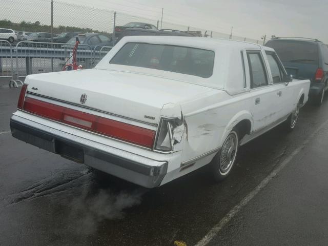 1LNBP96F7GY634577 - 1986 LINCOLN TOWN CAR WHITE photo 4