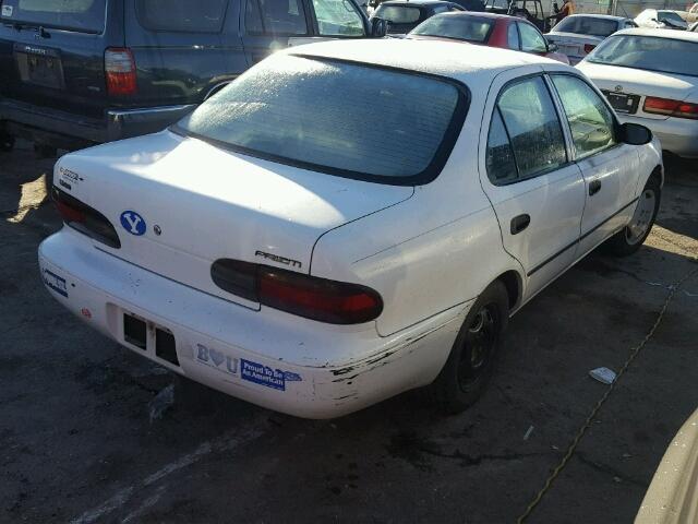 1Y1SK5267VZ409161 - 1997 GEO PRIZM BASE თეთრი ფოტო 4