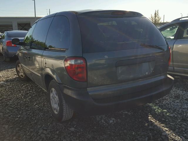 1D4GP25303B174445 - 2003 DODGE CARAVAN SE GREEN photo 3