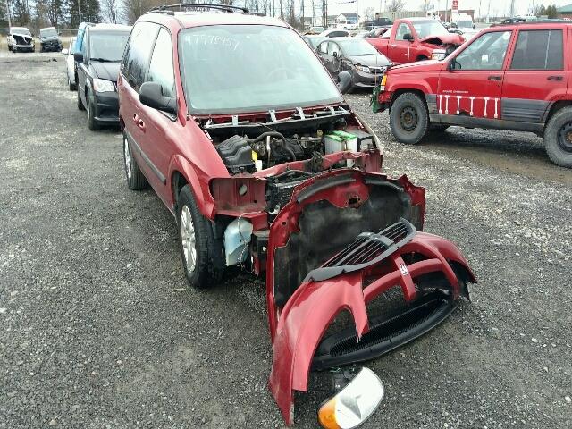 1D4GP25R56B724635 - 2006 DODGE CARAVAN SE RED photo 1