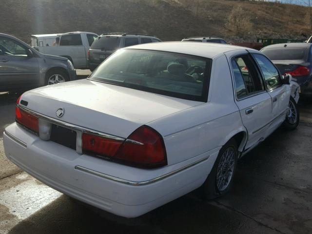 2MEFM74W6YX639940 - 2000 MERCURY GRAND MARQ WHITE photo 4