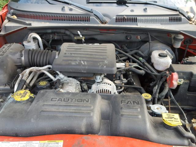 1D7FL36N93S308000 - 2003 DODGE DAKOTA SPO RED photo 7