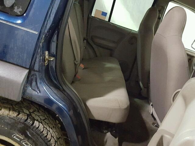1J4GL48K44W191647 - 2004 JEEP LIBERTY SP BLUE photo 6