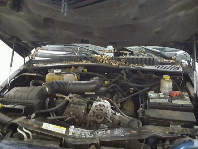 1J4GL48K44W191647 - 2004 JEEP LIBERTY SP BLUE photo 7