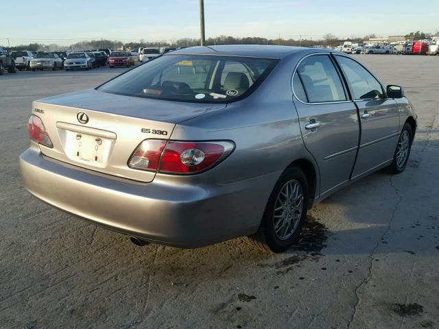 JTHBA30G545055314 - 2004 LEXUS ES 330 SILVER photo 4