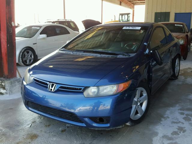 2HGFG12958H535213 - 2008 HONDA CIVIC EXL BLUE photo 2