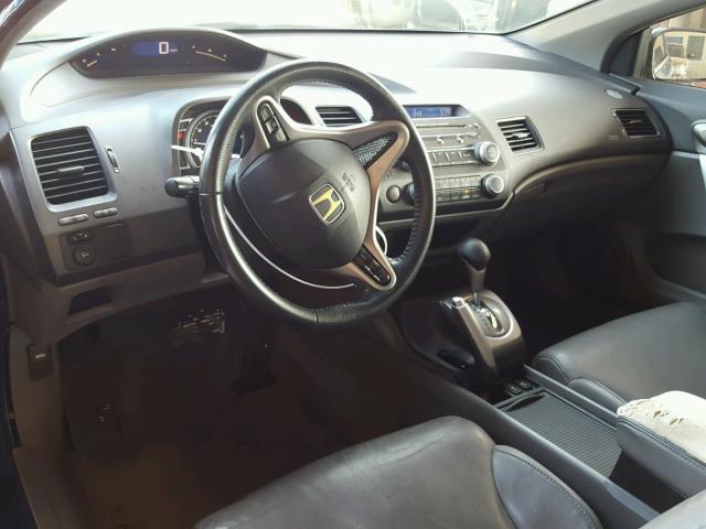 2HGFG12958H535213 - 2008 HONDA CIVIC EXL BLUE photo 9