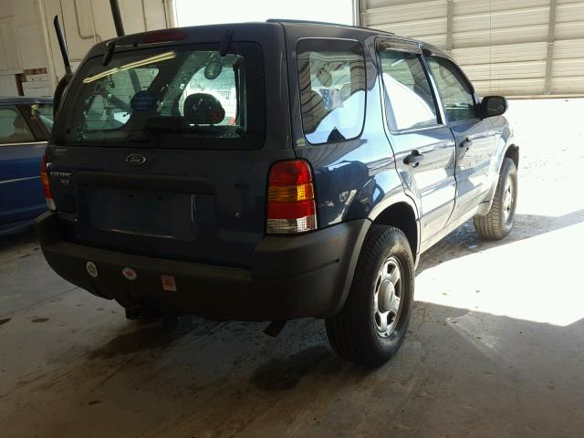 1FMYU02101KA14429 - 2001 FORD ESCAPE XLS BLUE photo 4