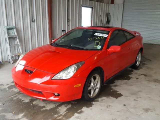 JTDDY32T4Y0003272 - 2000 TOYOTA CELICA GT- RED photo 2