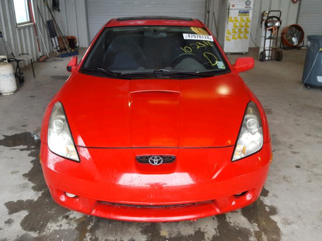 JTDDY32T4Y0003272 - 2000 TOYOTA CELICA GT- RED photo 9