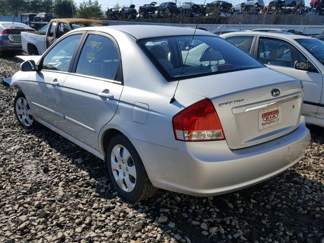 KNAFE222195663435 - 2009 KIA SPECTRA EX SILVER photo 3