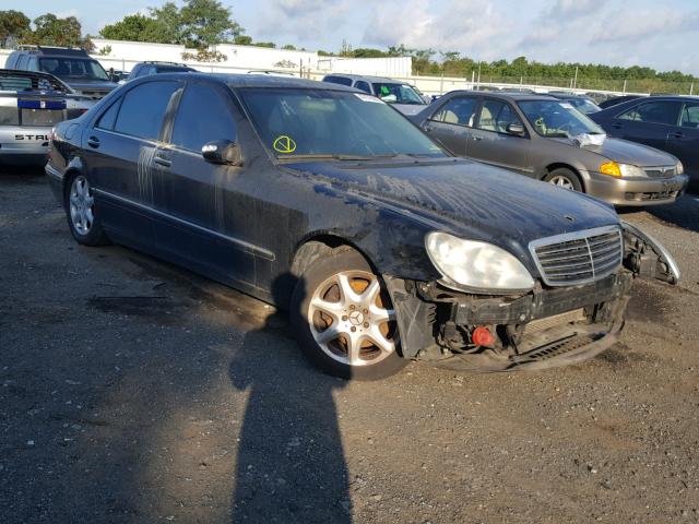 WDBNG83J73A350887 - 2003 MERCEDES-BENZ S 430 4MAT BLACK photo 1