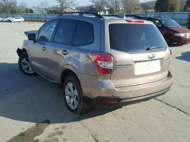 JF2SJADC5GH567558 - 2016 SUBARU FORESTER 2 BROWN photo 3