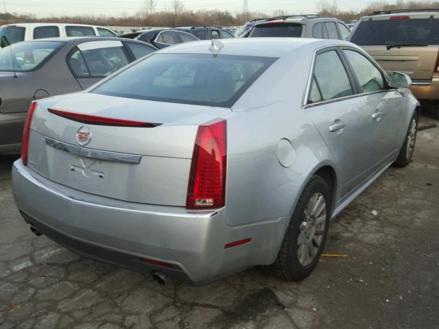 1G6DC5EGXA0136748 - 2010 CADILLAC CTS SILVER photo 4