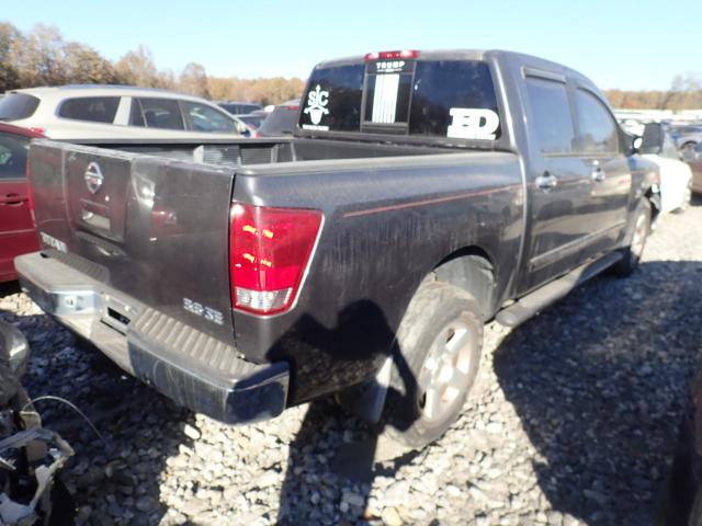 1N6AA07B04N529995 - 2004 NISSAN TITAN XE GRAY photo 4