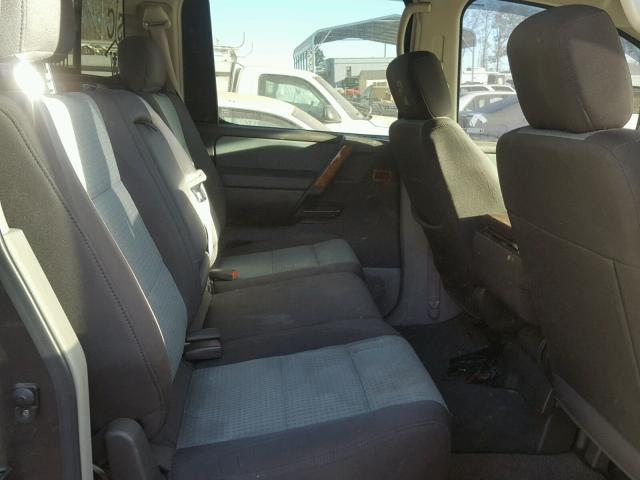 1N6AA07B04N529995 - 2004 NISSAN TITAN XE GRAY photo 6