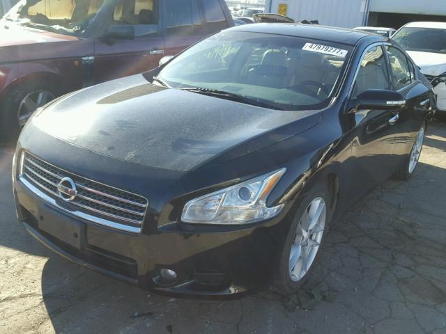 1N4AA5AP4BC803606 - 2011 NISSAN MAXIMA S BLACK photo 2