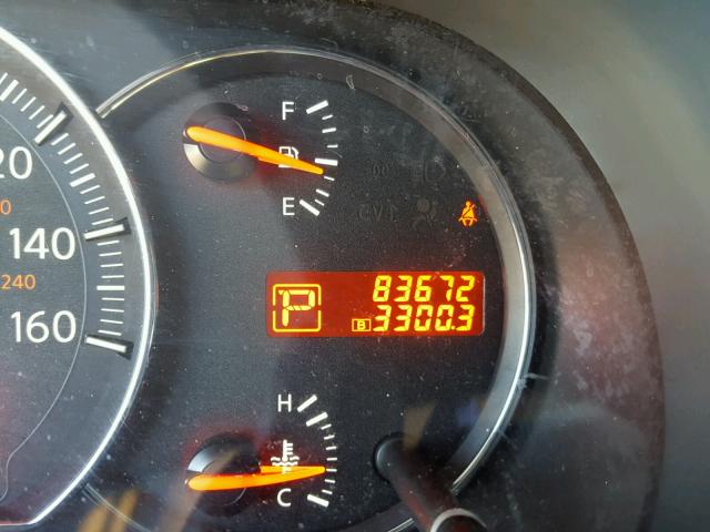 1N4AA5AP4BC803606 - 2011 NISSAN MAXIMA S أسود صورة 8