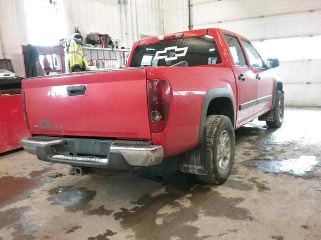 1GCDT33E888224633 - 2008 CHEVROLET COLORADO L RED photo 4