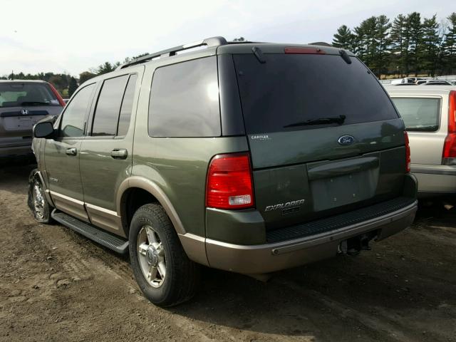 1FMZU74E02UA52147 - 2002 FORD EXPLORER E GREEN photo 3