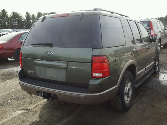 1FMZU74E02UA52147 - 2002 FORD EXPLORER E GREEN photo 4