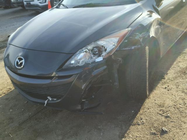 JM1BL1S56A1105426 - 2010 MAZDA 3 S BLACK photo 9