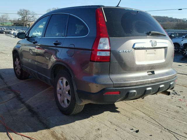 5J6RE38729L005444 - 2009 HONDA CR-V EXL GRAY photo 3